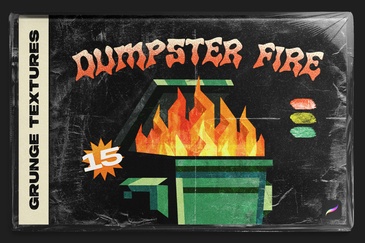 Dumpster Fire Textures